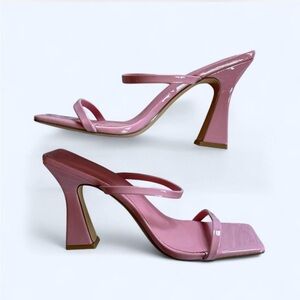 Square Pink Heels